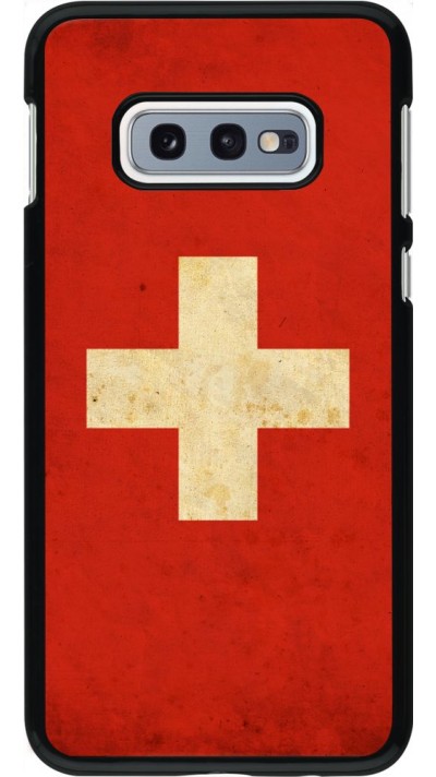 Hülle Samsung Galaxy S10e - Vintage Flag SWISS