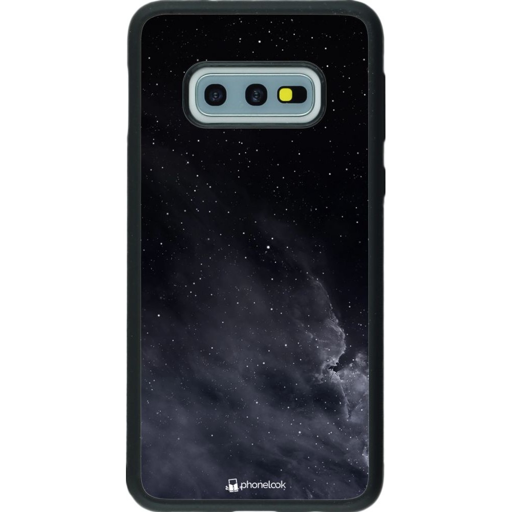 Hülle Samsung Galaxy S10e - Silikon schwarz Black Sky Clouds