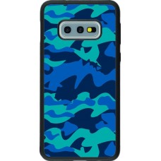Hülle Samsung Galaxy S10e - Silikon schwarz Camo Blue