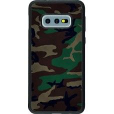 Coque Samsung Galaxy S10e - Silicone rigide noir Camouflage 3