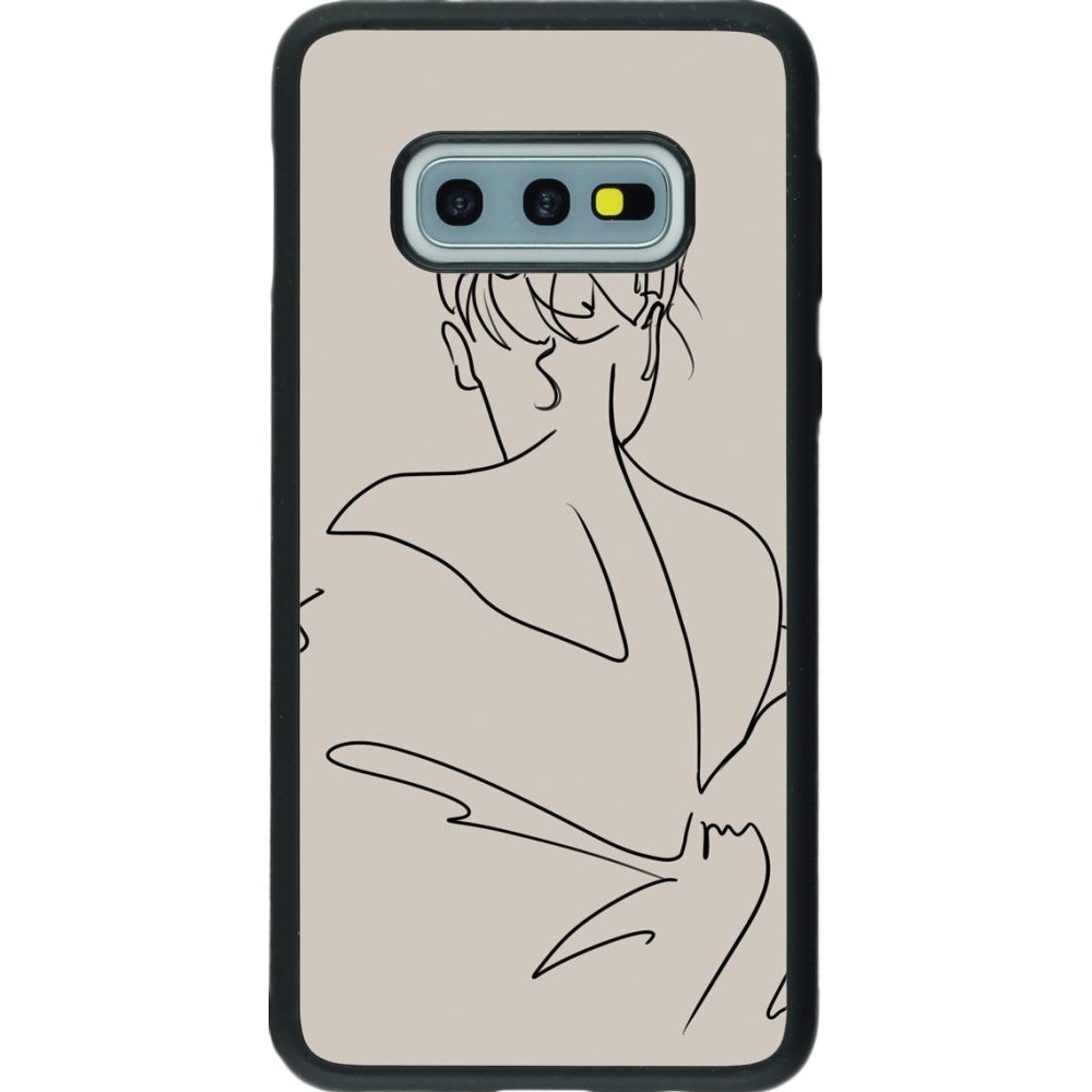 Hülle Samsung Galaxy S10e - Silikon schwarz Salnikova 05
