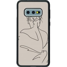 Coque Samsung Galaxy S10e - Silicone rigide noir Salnikova 05