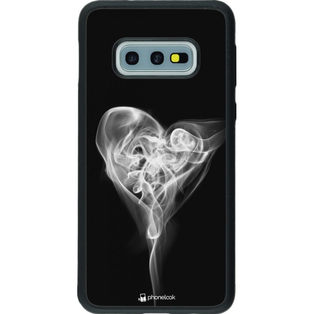 Hülle Samsung Galaxy S10e - Silikon schwarz Valentine 2022 Black Smoke