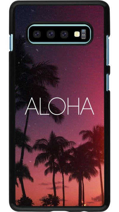 Coque Samsung Galaxy S10+ - Aloha Sunset Palms