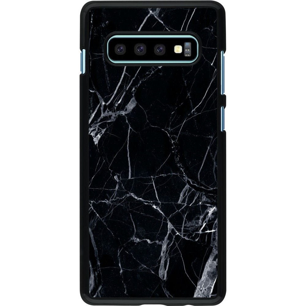 Coque Samsung Galaxy S10+ - Marble Black 01