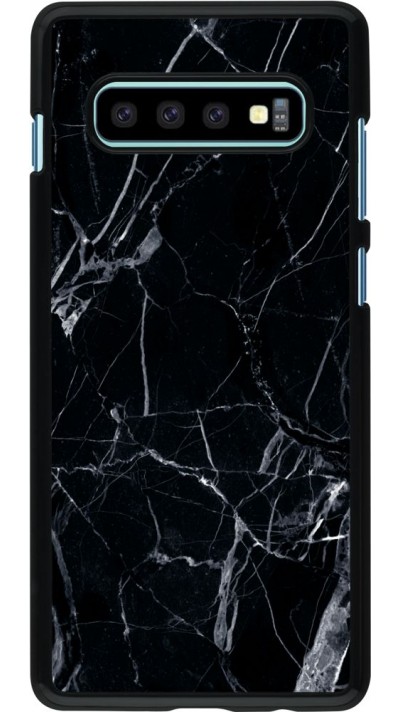 Coque Samsung Galaxy S10+ - Marble Black 01