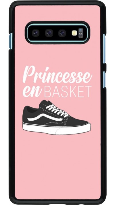 Coque Samsung Galaxy S10+ - princesse en basket