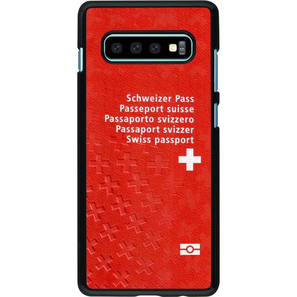 Coque Samsung Galaxy S10+ - Swiss Passport