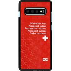 Coque Samsung Galaxy S10+ - Swiss Passport