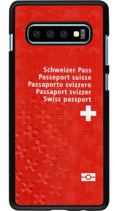 Coque Samsung Galaxy S10+ - Swiss Passport