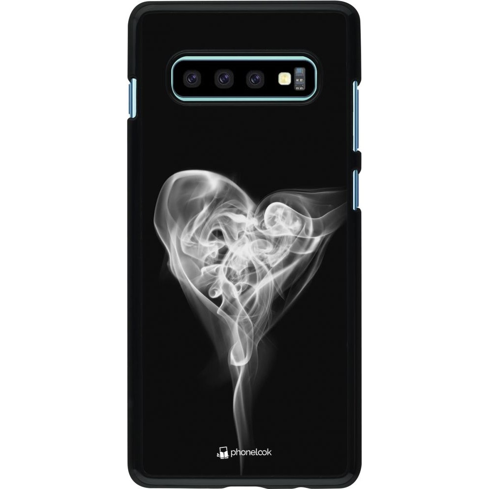 Coque Samsung Galaxy S10+ - Valentine 2022 Black Smoke