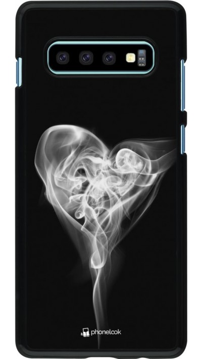 Coque Samsung Galaxy S10+ - Valentine 2022 Black Smoke