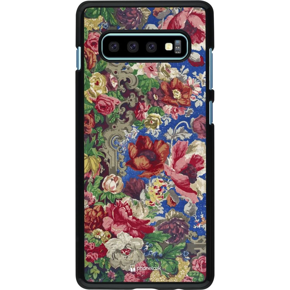 Coque Samsung Galaxy S10+ - Vintage Art Flowers