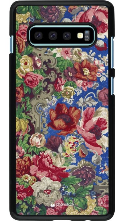 Coque Samsung Galaxy S10+ - Vintage Art Flowers