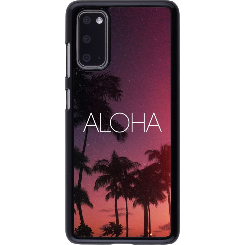 Hülle Samsung Galaxy S20 - Aloha Sunset Palms