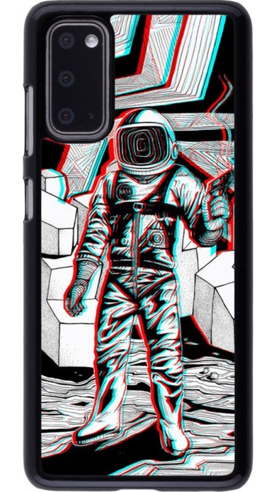 Hülle Samsung Galaxy S20 - Anaglyph Astronaut