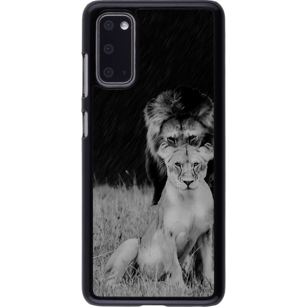 Coque Samsung Galaxy S20 - Angry lions
