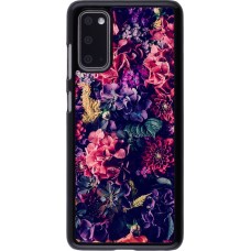 Coque Samsung Galaxy S20 - Flowers Dark