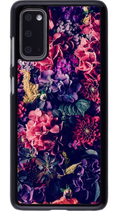 Coque Samsung Galaxy S20 - Flowers Dark