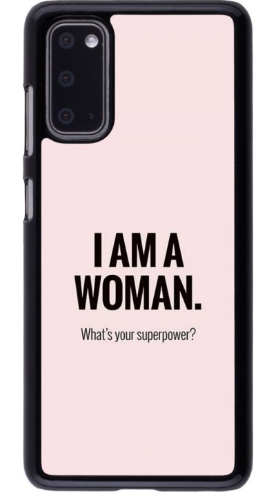Hülle Samsung Galaxy S20 - I am a woman