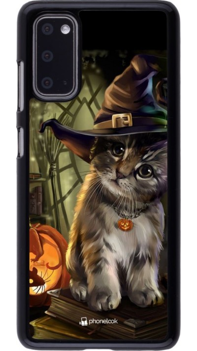 Hülle Samsung Galaxy S20 - Halloween 21 Witch cat