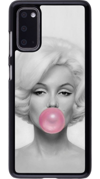 Coque Samsung Galaxy S20 - Marilyn Bubble