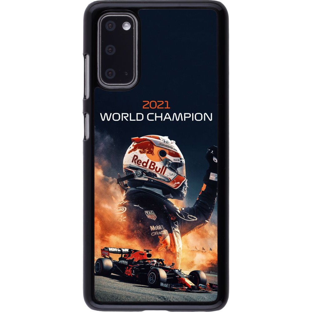 Coque Samsung Galaxy S20 - Max Verstappen 2021 World Champion