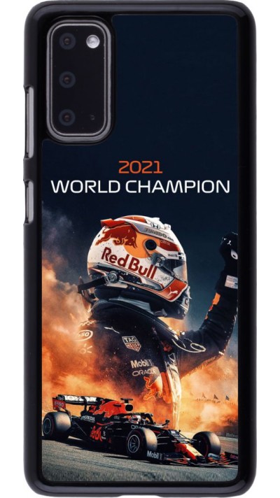 Hülle Samsung Galaxy S20 - Max Verstappen 2021 World Champion