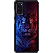 Hülle Samsung Galaxy S20 - Tiger Blue Red