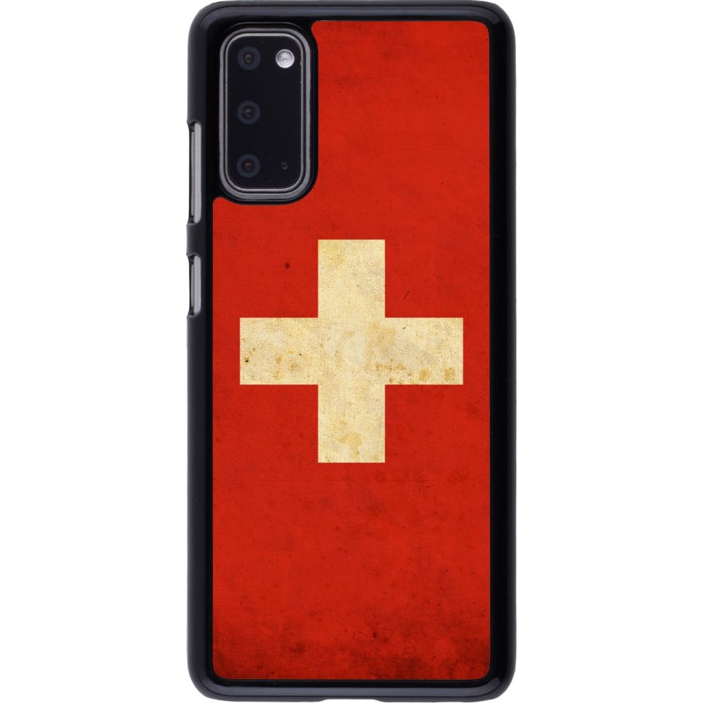 Hülle Samsung Galaxy S20 - Vintage Flag SWISS