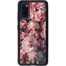 Coque Samsung Galaxy S20 - Silicone rigide noir Beautiful Roses