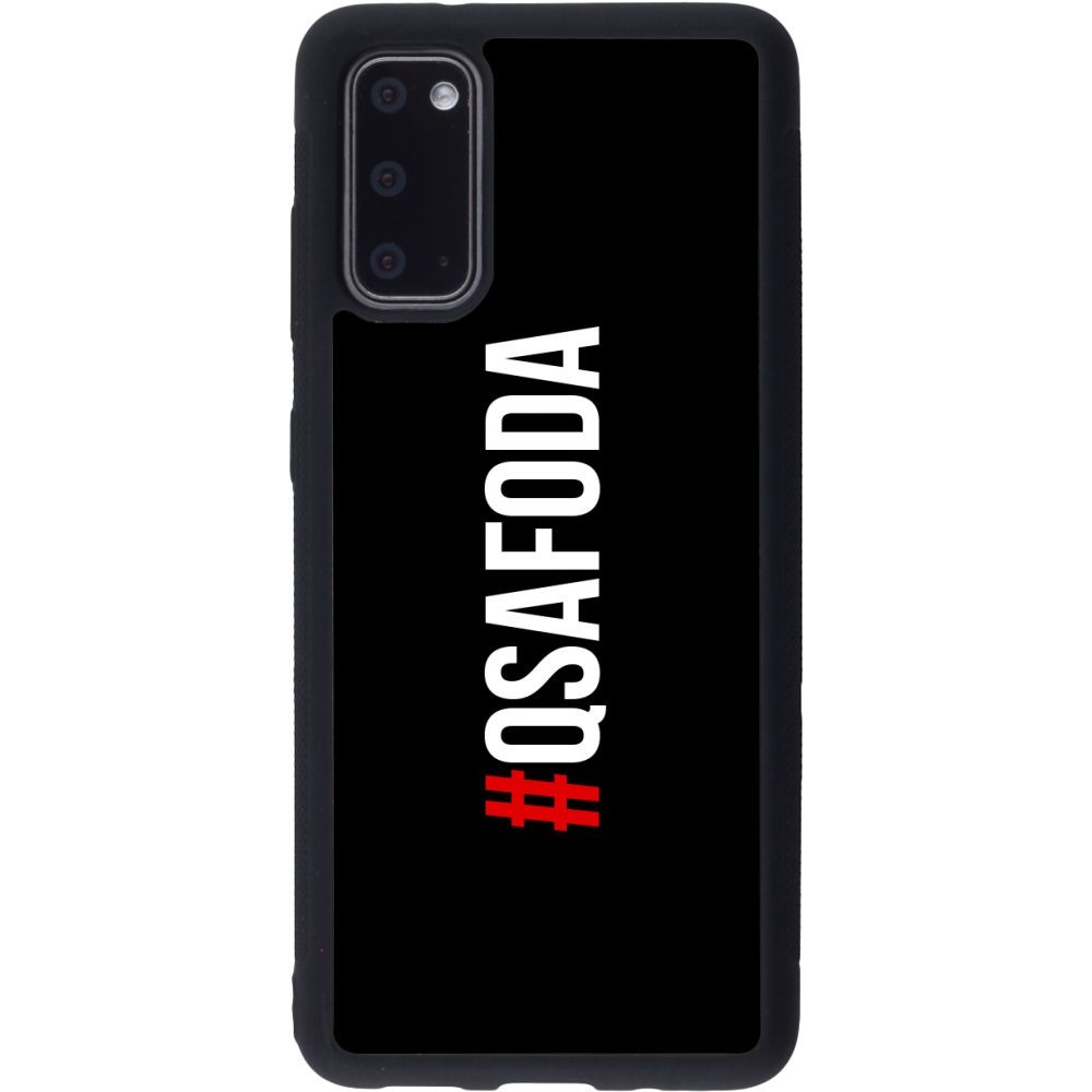 Hülle Samsung Galaxy S20 - Silikon schwarz Qsafoda 1