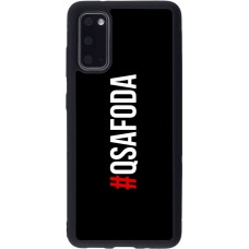 Hülle Samsung Galaxy S20 - Silikon schwarz Qsafoda 1