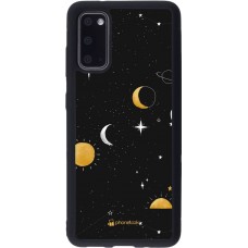 Hülle Samsung Galaxy S20 - Silikon schwarz Space Vect- Or