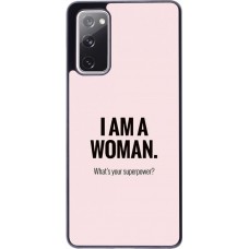 Hülle Samsung Galaxy S20 FE - I am a woman