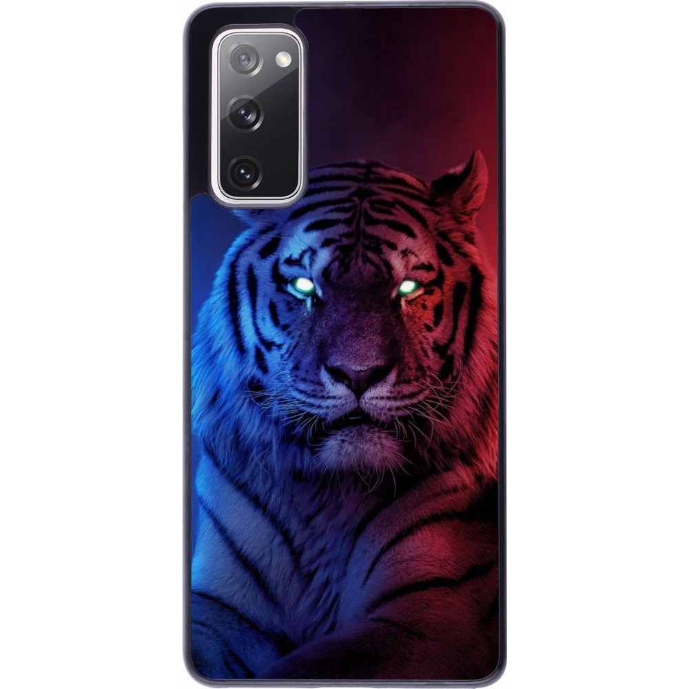 Coque Samsung Galaxy S20 FE - Tiger Blue Red