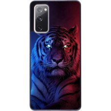 Coque Samsung Galaxy S20 FE - Tiger Blue Red