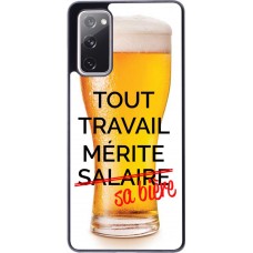 Coque Samsung Galaxy S20 FE - Tout travail mérite sa bière