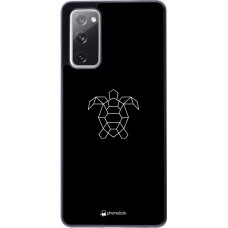 Coque Samsung Galaxy S20 FE - Turtles lines on black