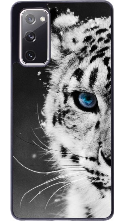 Coque Samsung Galaxy S20 FE - White tiger blue eye