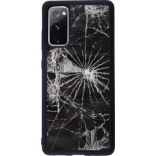 Coque Samsung Galaxy S20 FE - Silicone rigide noir Broken Screen