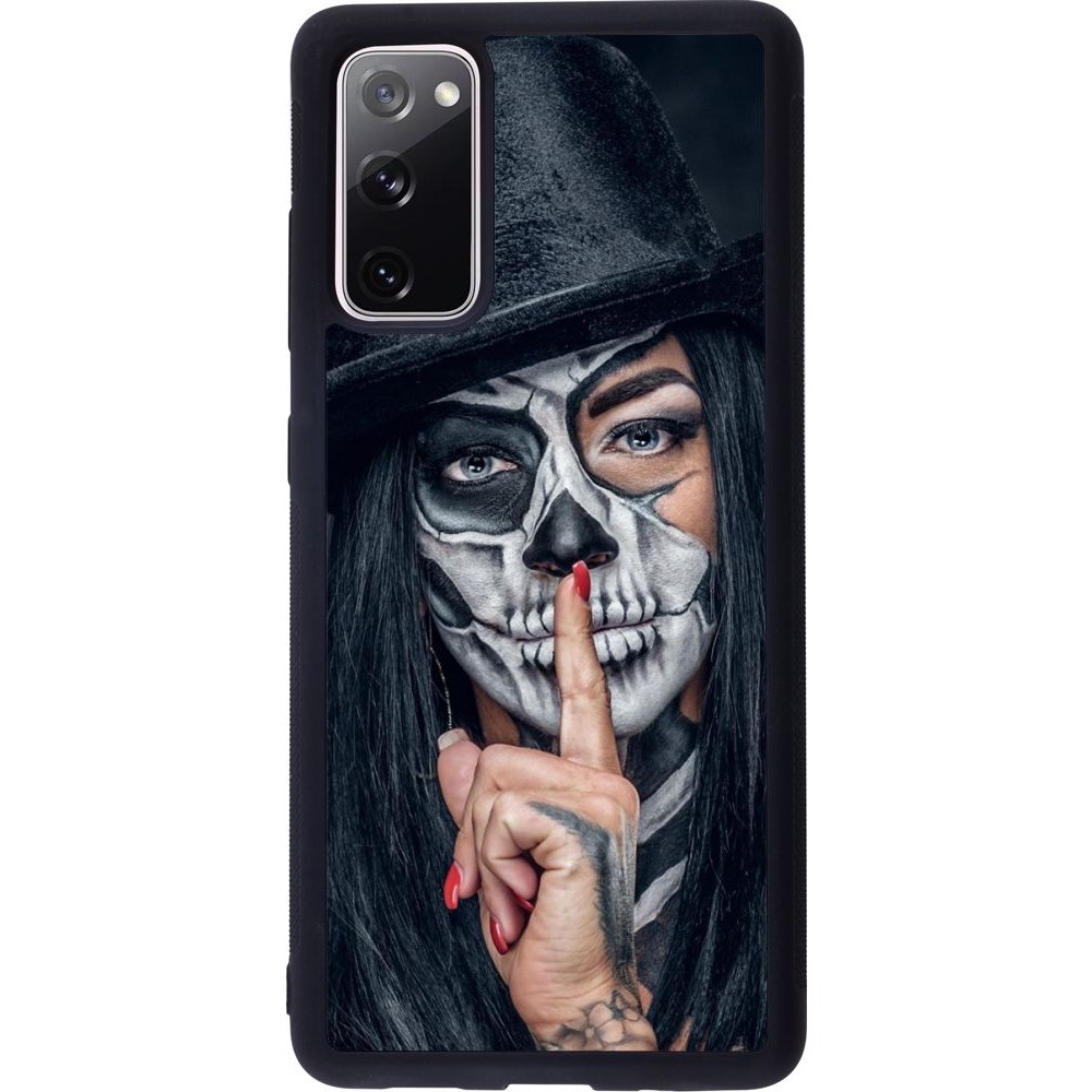 Coque Samsung Galaxy S20 FE - Silicone rigide noir Halloween 18 19