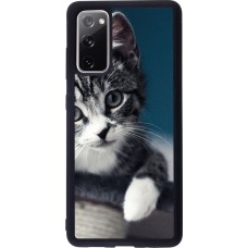 Hülle Samsung Galaxy S20 FE - Silikon schwarz Meow 23