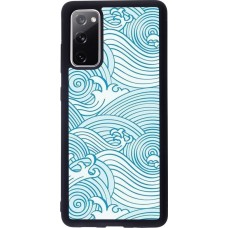 Coque Samsung Galaxy S20 FE - Silicone rigide noir Ocean Waves