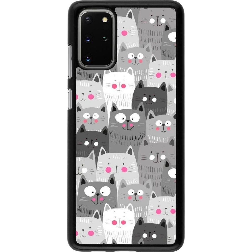 Hülle Samsung Galaxy S20+ - Katzenschwärme