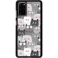 Coque Samsung Galaxy S20+ - Chats gris troupeau