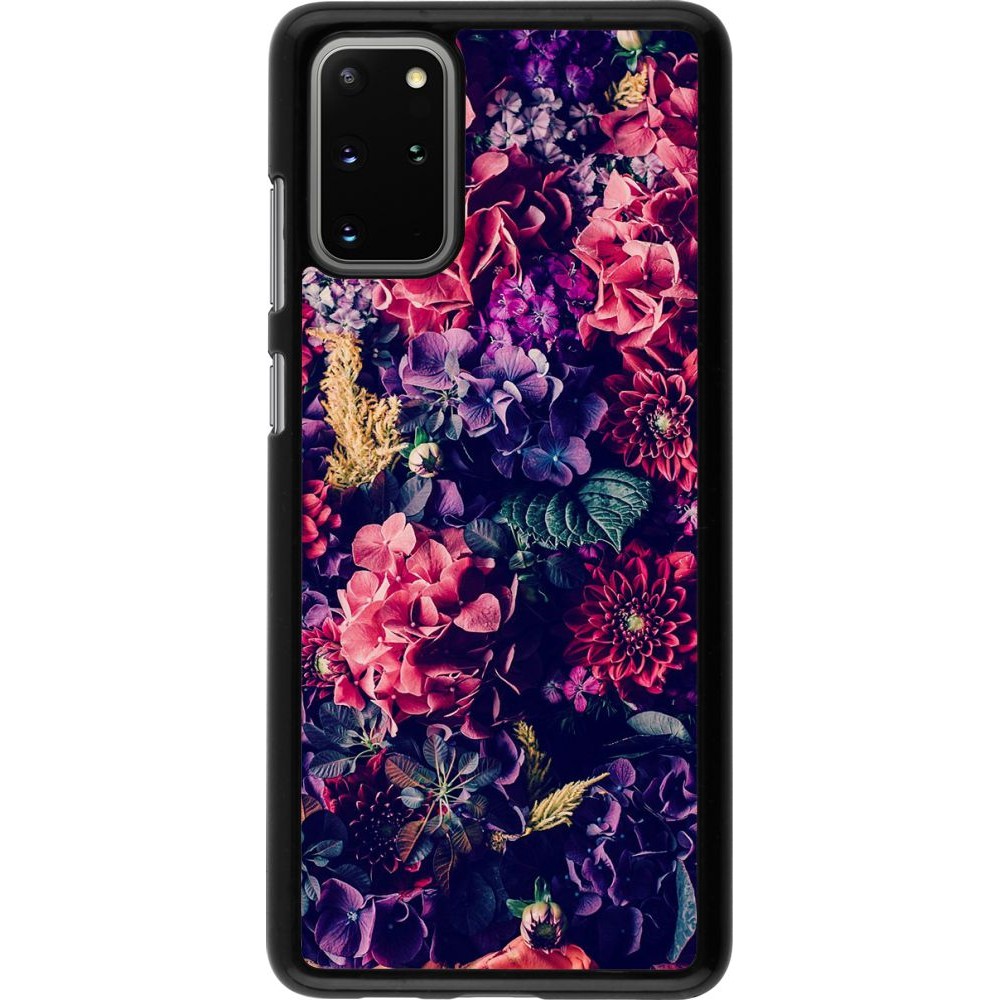 Coque Samsung Galaxy S20+ - Flowers Dark