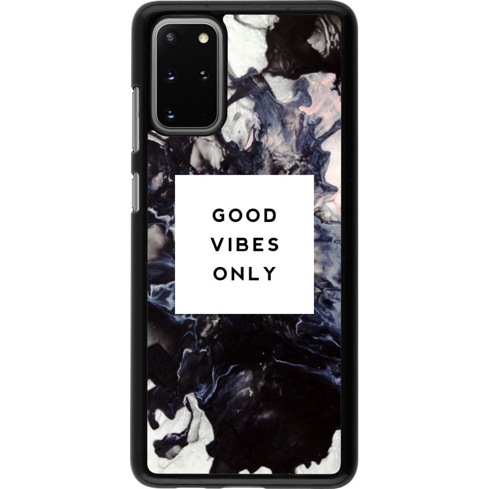 Coque Samsung Galaxy S20+ - Marble Good Vibes Only