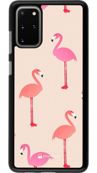 Coque Samsung Galaxy S20+ - Pink Flamingos Pattern