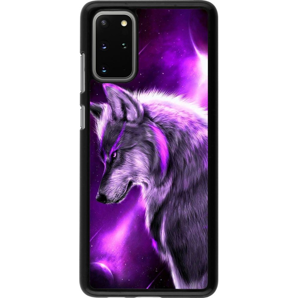 Coque Samsung Galaxy S20+ - Purple Sky Wolf